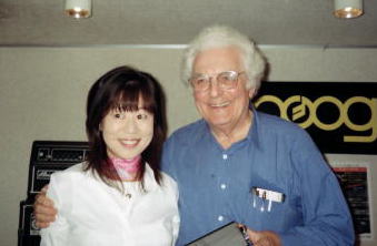 Eri and Dr.Bob Moog